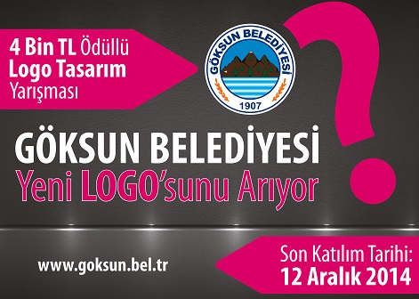 Gksun Belediyesi, kurumsal logosunu deitirmek iin dll Logo Tasarm Yarmas dzenliyor.